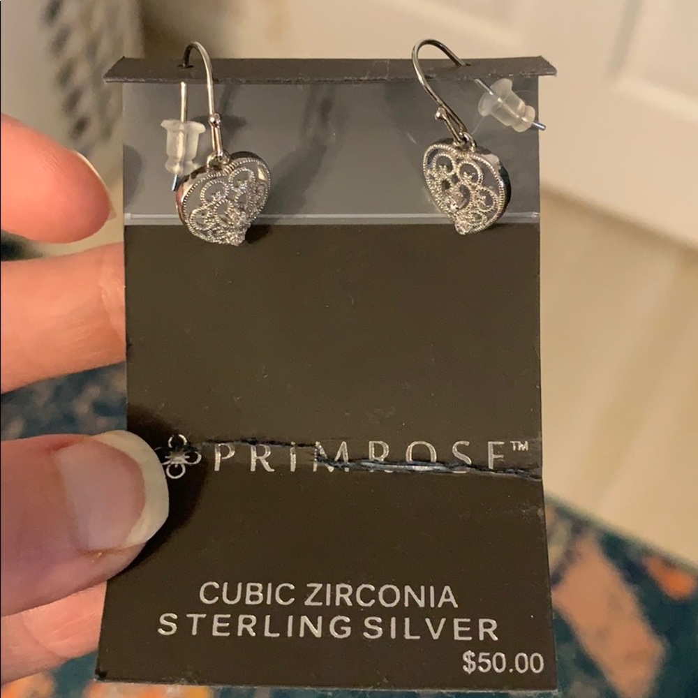 Primrose Cubic Zirconia Sterling Silver - Picture 1 of 2